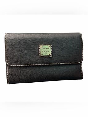 Dooney & Bourke Black Saffiano Leather Wallet